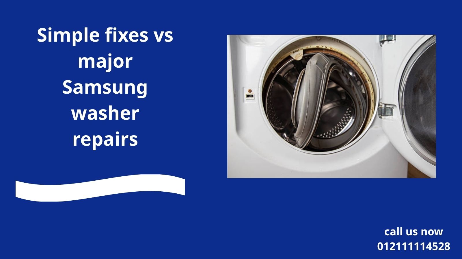 Simple fixes vs major Samsung washer repairs
