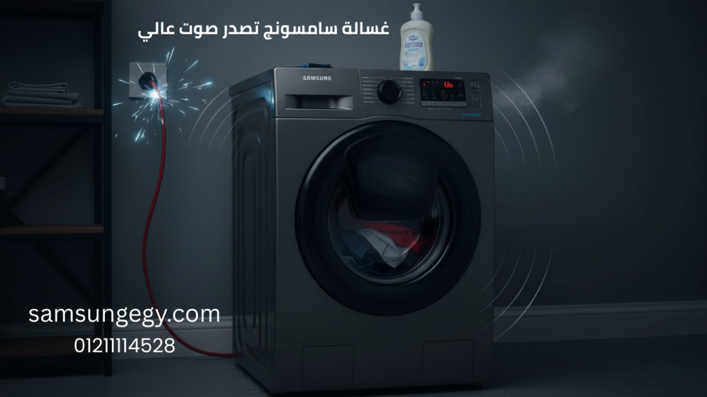 غسالة سامسونج تصدر صوت عالي: الأسباب الشائعة وطرق الحل